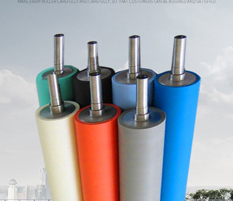 西安工业聚氨酯橡胶辊 滚筒包胶 硅胶镀铬镜面胶辊 加工定制